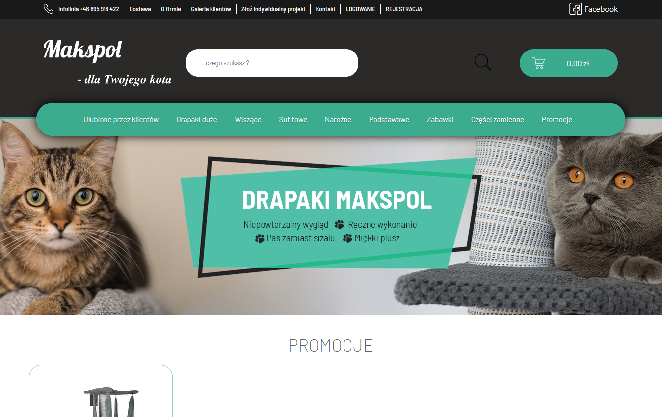 Producent drapaków dla kotów <span>makspol-drapaki.pl</span>