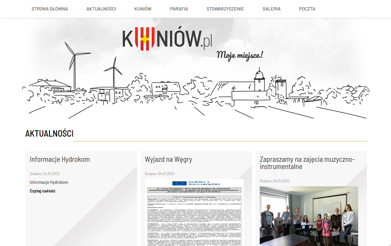 Strona miejscowości Kuniów <span>kuniow.pl</span>